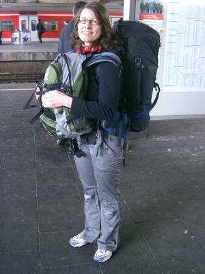 Ready for take-off, noch auf dem Duesseldorfer Hbf